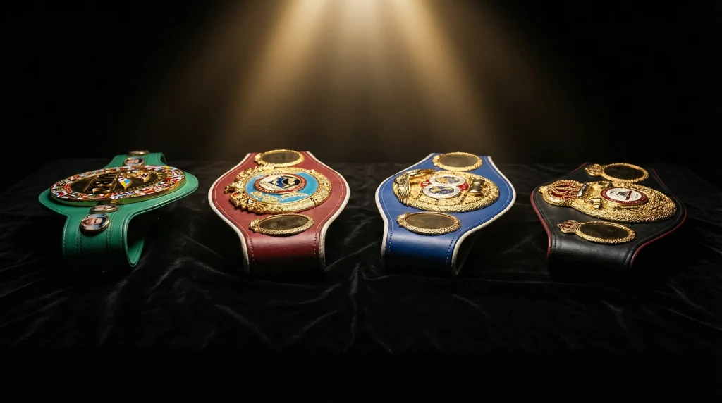 Cinture delle federazioni mondiali di boxe WBA WBC IBF WBO