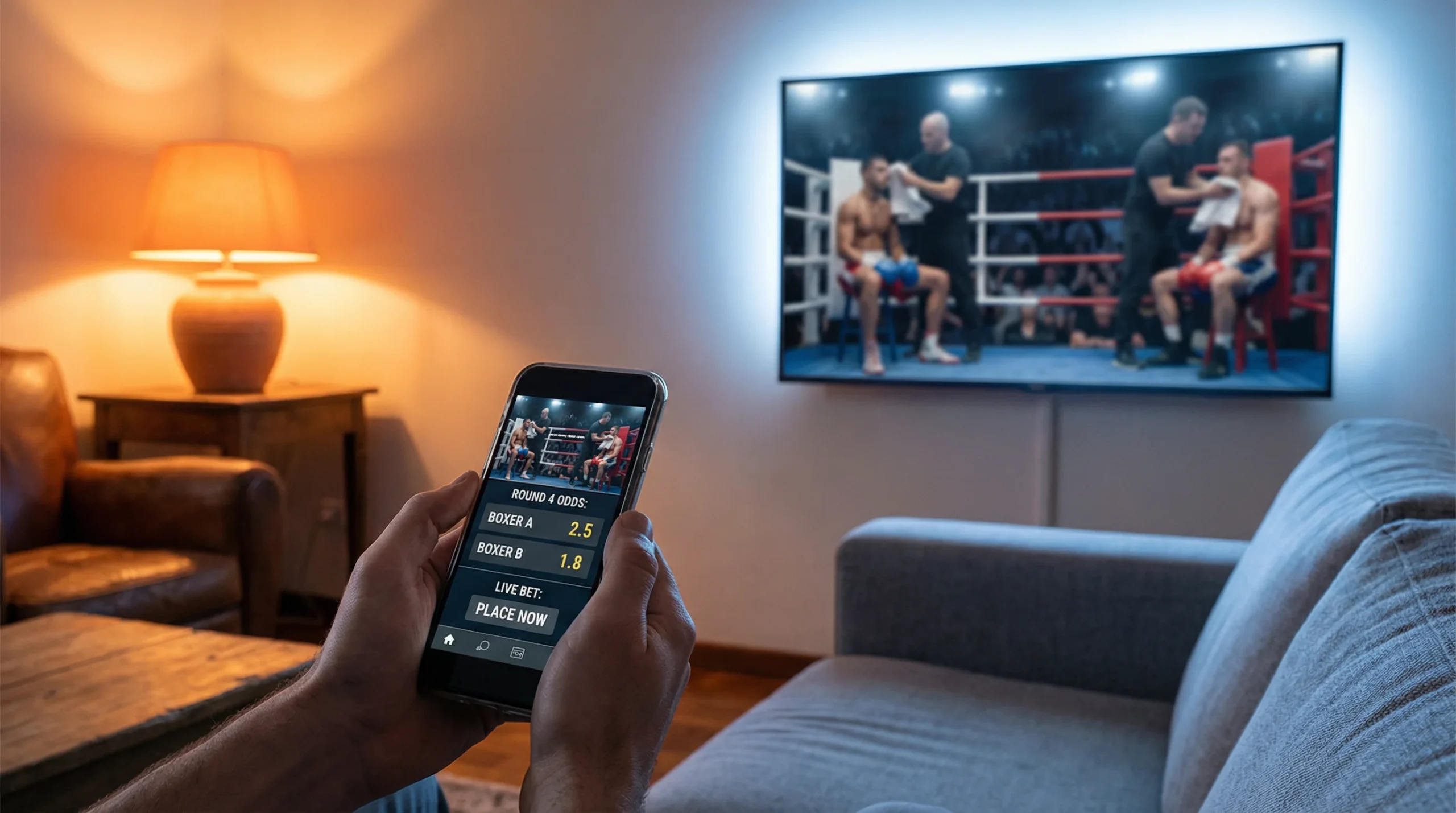 Scommesse live sulla boxe tra un round e l'altro